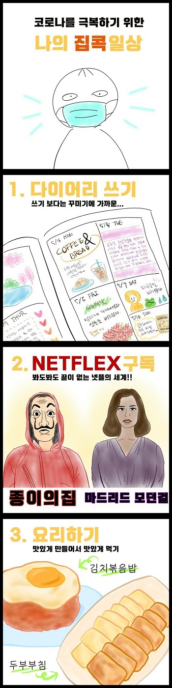 최우수상(그림 부문) 코로나를 극복하기 위한 나의 집콕 일상.jpg