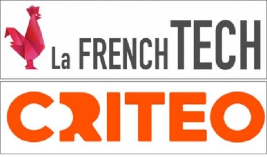 프랑스 정부의 IT 및 하이테크 분야 스타트업 지원정책인 ‘라 프렌치 테크’ 제도와 프랑스의 온라인 광고기업 ‘크리테오’의 로고.jpg