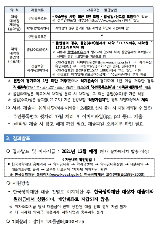 경기도 대학생 학자금 대출이자 지원공고2.jpg