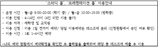 스터디룸, 프레젠테이션 룸 이용안내.png