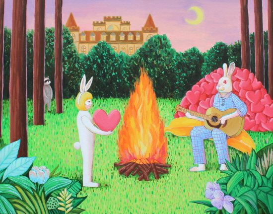 누군가를 좋아한다는 건, 116cm x 91cm (50호), 캔버스에 아크릴, 2021.jpg