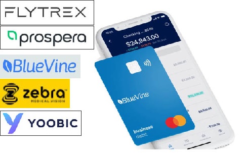 이스라엘 텔아비브의 실리콘와디에 있는 기업들. 위에서 아래로 플라이트렉스, 프로스퍼라 테크놀로지스, 블루바인, 제브라 메디컬 비전.jpg