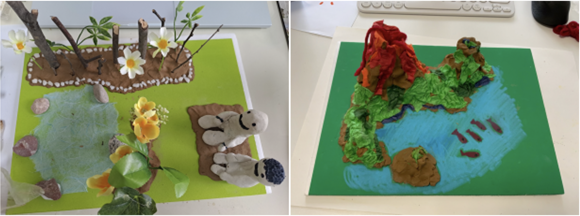 온라인 진행 미술매체 활용 프로그램의 학생 작품.png